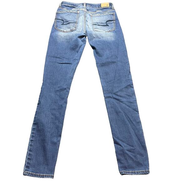 American Eagle Outfitters Super Super Stretch Hi Rise Jegging Size 2 Regular‎ - Picture 2 of 10